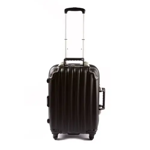 Front. Vingarde Valise - Piccolo 01 - 5 Bottle Wine Travel Case - Black.
