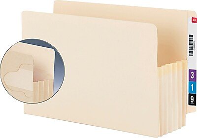 Smead - Smead® End Tab TUFF® Pockets, Letter, 10/Pack (75160) - Manila