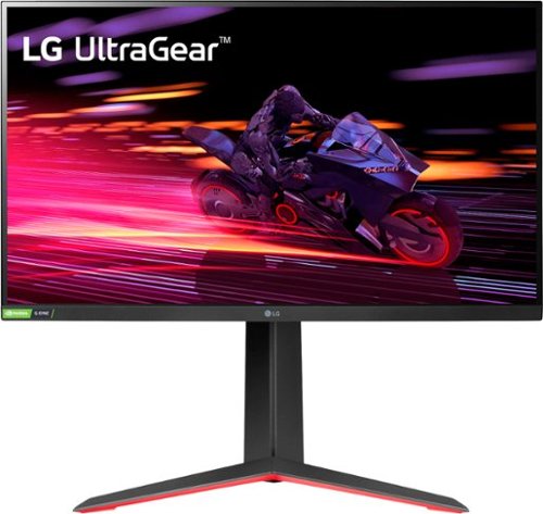 LG - UltraGear 27" FHD 240Hz 1ms NVIDIA G-SYNC Compatible with AMD FreeSync Premium Gaming Monitor with HDR 10 - Black