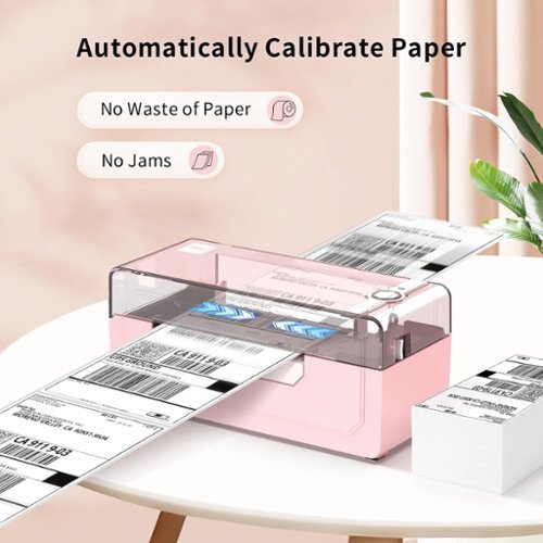 JADENS Thermal Shipping Label Printer - Pink GLOBAL SHIPPING