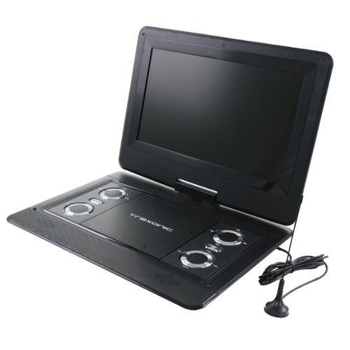 Trexonic Portable TV+DVD Player with Color TFT LED Screen and USB
