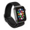 Modal™ - Nylon Watch Band for for Apple Watch 38mm, 40mm, 41mm and Apple Watch Series 1-9 - Black-Angle_Standard 