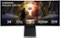 Samsung - 34" Odyssey OLED G8 Curved Ultra-WQHD 175Hz FreeSync Prem Pro and G-Sync Compatible Smart Glare Free Gaming Monitor - Silver-Front_Standard 