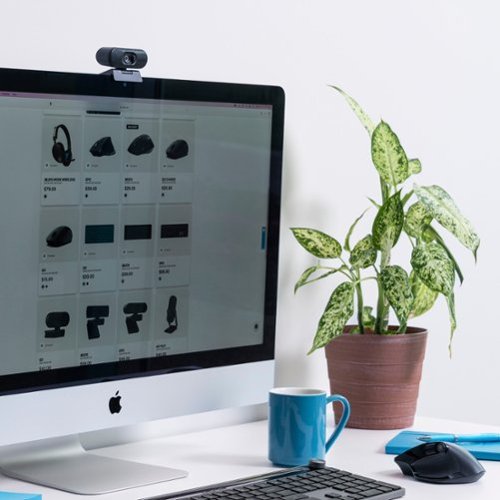 JLab GO POP USB Webcam - Black WORLDWIDE DELIVERY
