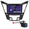 Junsun - Backup Camera 9"Android15 6+128GB carplay 8 Core For Hyundai Sonata 2011-2015 Car Stereo Radio GPS Navi RDS DSP SWC WIFI - Black-Front_Standard