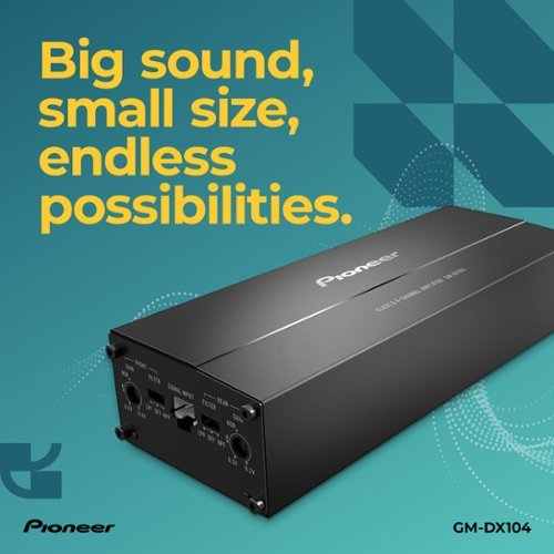 Pioneer Compact Class FD 4-Channel Amplifier - Black HOW TO BUY