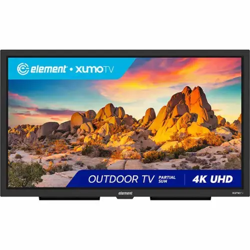 element XumoTV OUTDOOR TV PARTIAL SUN 4K UHD