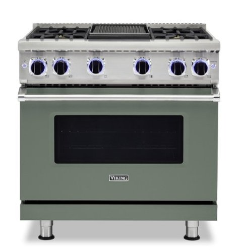 Viking - VGR Freestanding 7 Series Gas 36" Range - Eucalyptus