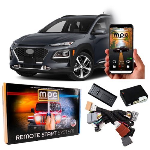 MPC - Remote Start Kit For Hyundai Kona 2018-2021 | Phone App Control | Plug and Play - Black-Front_Standard 