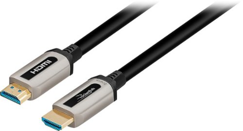Rocketfish™ - 100' 4K UltraHD In-Wall Rated Fiber Optic HDMI Cable with HDR Support - Black