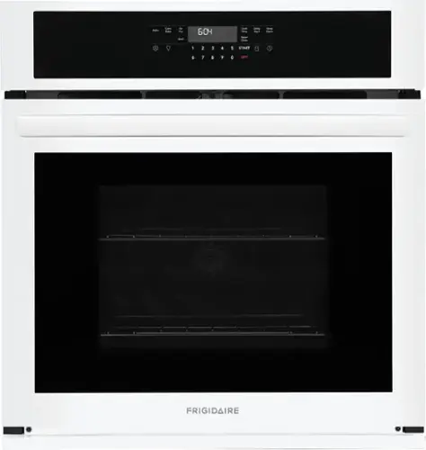 - Bake
- Broil
- Roast
- Fry
- 6:04
- 1 2 3 4 5 START 6 7 8 9 0 OFF
- Cook Time
- Delay Start
- Power Clean
- Cancel
- FRIGIDAIRE