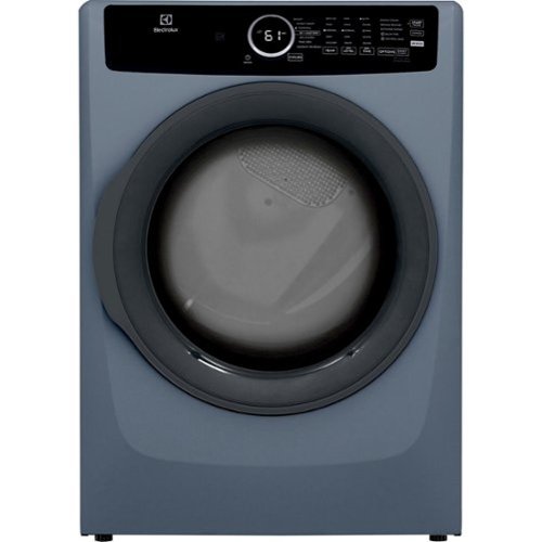 Electrolux - Front Load Perfect Steam™ Electric Dryer with Instant Refresh – 8.0 Cu. Ft - Denim Blue