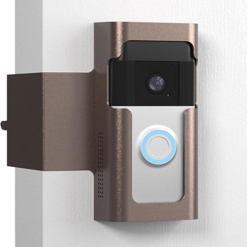  Schertz - Renter-friendly, Damage-Free, Anti-Theft Ring Doorbell Mount - Frosted Bistre