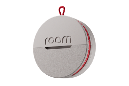 Roam - 3-in-1 Tracker - Bluetooth Item Locator, Keys/Luggage/Pet Gear, iOS or Android Find My, Waterproof, 1-Pack, Grey - Gray-Front_Standard 