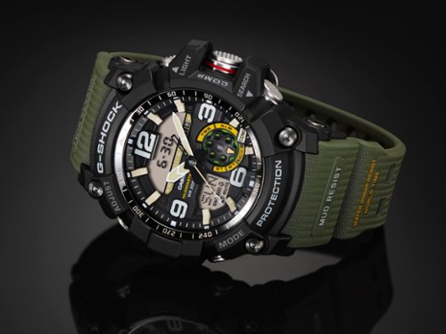 Casio Men's G-Shock Mudmaster Twin-Sensor Analog-Digital 55mm Watch - Green HOW TO BUY