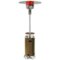 Hanover - 7.35-Ft. 48,000 BTU 26.6-Sq. Ft. Heat Radius Propane Umbrella Patio Heater with Wheels - Brass-Front_Standard