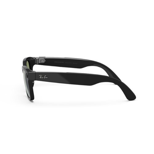 Ray-Ban Meta Wayfarer Large glasses with Meta AI, Audio, Photo, Video Compatibility - Green Lenses - Shiny Black BUY IN AUSTRALIA