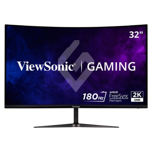 ViewSonic - VX3218C-2K 32" LCD QHD FreeSync Premium Gaming Monitor (HDMI and DisplayPort) - Black