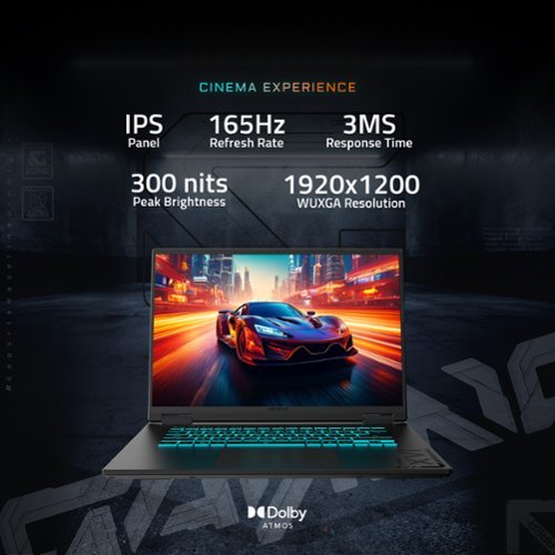 GIGABYTE GAMING A16 - 16 165Hz 1920x1200 WUXGA Intel Core i7-13620H - 512GB SSD - 16GB DDR5 RAM - GeForce RTX 4050 - Black Steel GLOBAL SHIPPING