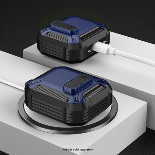 SaharaCase Raider Series Heavy-Duty Case for Apple AirPods 4 and AirPods 4 with Active Noise Cancellation - Midnight Blue WHERE TO BUY