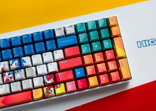 Higround Basecamp 96+ 96% Wired Mechanical Lubed TTC Neptune Switch Gaming Keyboard with RGB Backlighting - Sega - Classic Sonic WORLDWIDE DELIVERY