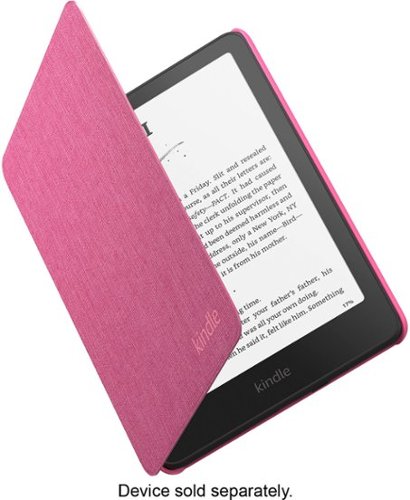 Amazon Kindle Paperwhite and Kindle Colorsoft Signature Edition Case, Water-Safe, Foldable Protective Cover - Fabric - Raspberry WORLDWIDE DELIVERY