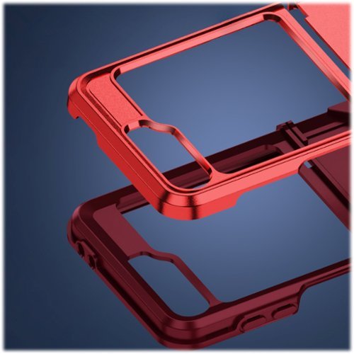 SaharaCase Raider Series Kickstand Case for Samsung Galaxy Z Flip6 - Viper Red BUY IN EUROPE