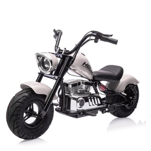 GARVEE - 36V Kids Electric Dirt Bike,Battery Powered Ride On Motorcycle 350W Brushless Motor-Front_Standard 