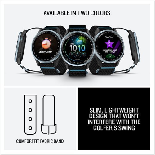 Garmin Approach J1 Junior Golf GPS Smartwatch 43mm Anodized Aluminum - Cloud Blue Aluminum Bezel - (2026) WORLDWIDE DELIVERY