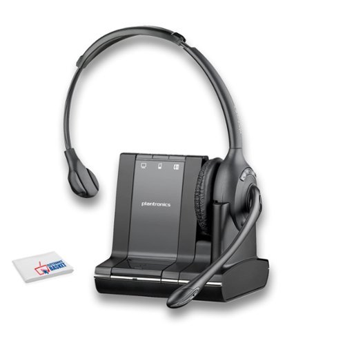  Plantronics - Savi 700 Wireless Headset System - Dark Gray