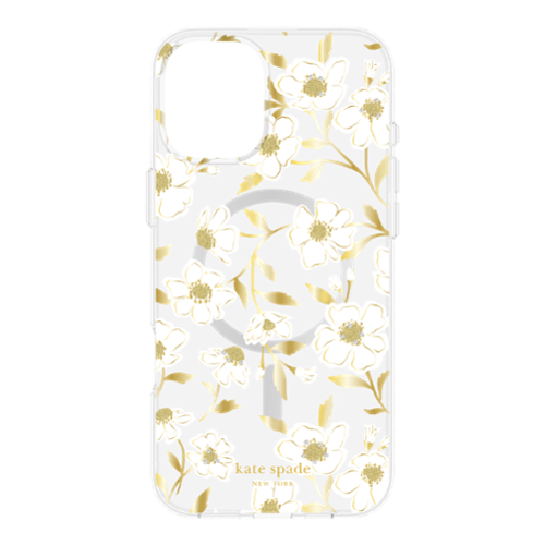kate spade new york Apple iPhone 16 Plus Protective MagSafe Compatible Case - Sunshine Floral