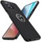 Entronix - Protective Case for Moto G Power 2024 - 360° Rotating Kickstand - Black-Front_Standard
