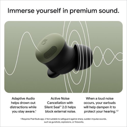 Google Pixel Buds Pro 2 - Wireless Earbuds with Active Noise Cancellation – Bluetooth Headphones - Olive HOW TO BUY