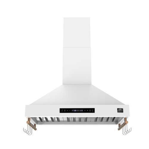 Forno Appliances - 36 inches - Externally Vented - Wall Range Hood - White