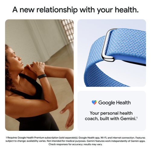 Google Fitbit Air - Screenless Fitness and Health Tracking - Works with Android and iOS - Obsidian - (2026) GLOBAL SHIPPING