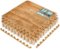 Sorbus - 3/8-Inch Thick 48 Sq. Ft. Wood Grain Floor Foam EVA Interlocking Mats Tiles w/ Borders - for Home, Trade Show - Pine-Front_Standard