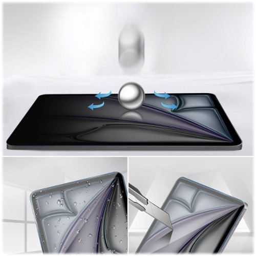 SaharaCase Easy Apply Tempered Glass Screen Protector for Apple iPad Air (M2) 13 2024 - Privacy SHOP ONLINE