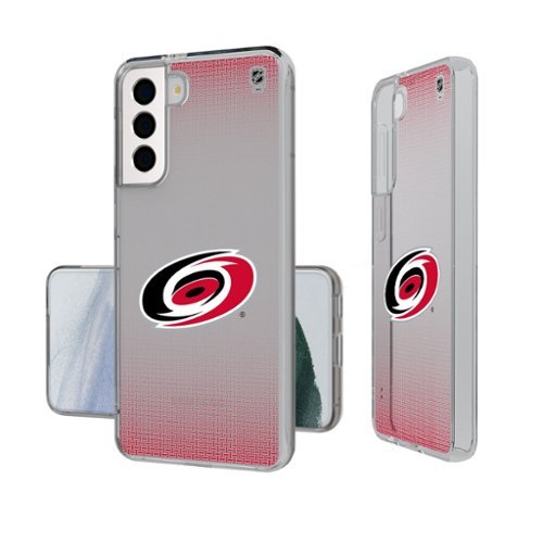 Keyscaper - NHL - Carolina Hurricanes Linen Logo Galaxy Clear Case - S24 - Multicolor-Front_Standard 