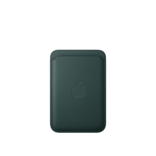 Apple - iPhone FineWoven Wallet with MagSafe - Dark Green