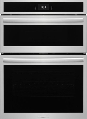 Frigidaire - Gallery 30" Built In Electric Total Convection Combination Wall Oven with Microwave and Stone-Baked Pizza - Smudge-Proof Stainless Steel