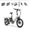 Lectric eBikes - XPedition2 Dual-Battery Long-Range eBike (Max 170mi/28mph) + Orbitor/Headlight/Boards/Seat Post/Cushions - Stratus White-Front_Standard