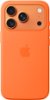 Apple - iPhone 17 Pro Silicone Case with MagSafe - Orange-Front_Standard
