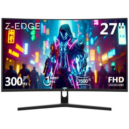 m♡ Amazon.com: Z-Edge 27 inch Curved Gaming Monitor, FHD 1080P