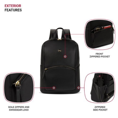 SwissGear Ladies Laptop Backpack - Black BUY IN UAE