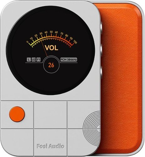 Fosi Audio MD3 Magsafe Magnetic Headphone DAC Amplifier w/ built in customizable display - Silver WORLDWIDE DELIVERY