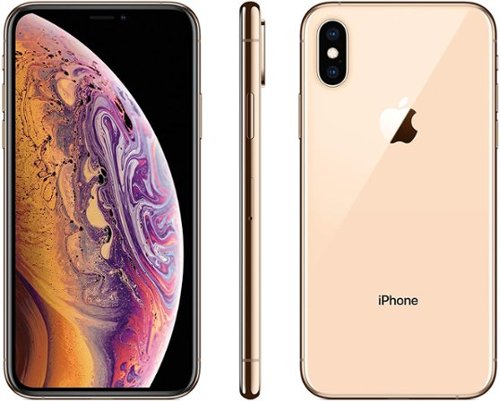 Apple - Refurbished Excellent - iPhone XS A1920 (Fully Unlocked) 64GB - Gold-Front_Standard 
