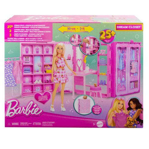 Barbie 3' Dream Closet with 1.5 Doll and Accessories BUY IN SINGAPORE