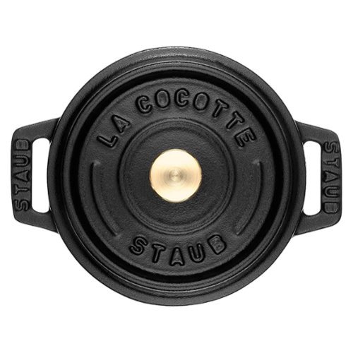 Staub Cast Iron Mini Round Cocotte, Dutch Oven, 0.25 quart, serves
