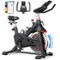 MERACH - S38 Pro Exercise Bike Magnetic Indoor Cycling Bike 40 lbs Flywheel Free APP, Stationary Bike for Cardio Workout - S38 - Magnetic-Front_Standard