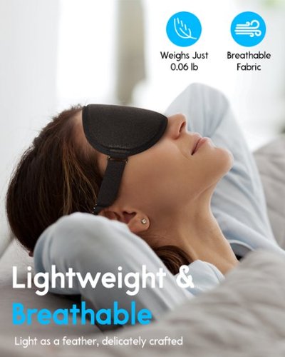 Arboleaf  Sleep Mask, Contoured for Zero Pressure, Travel Bliss, 3D Eye Mask, Light-Blocking Design - Black WHERE TO BUY